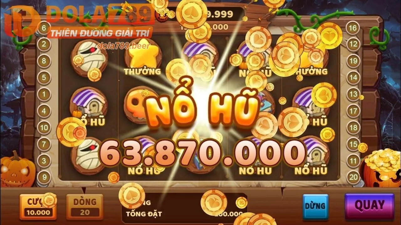 Nổ hũ dola789 âm thanh sống động thiết kế giao diện hấp dẫn